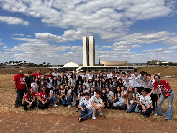 Dantianos no TSE, em viagem a Brasília.