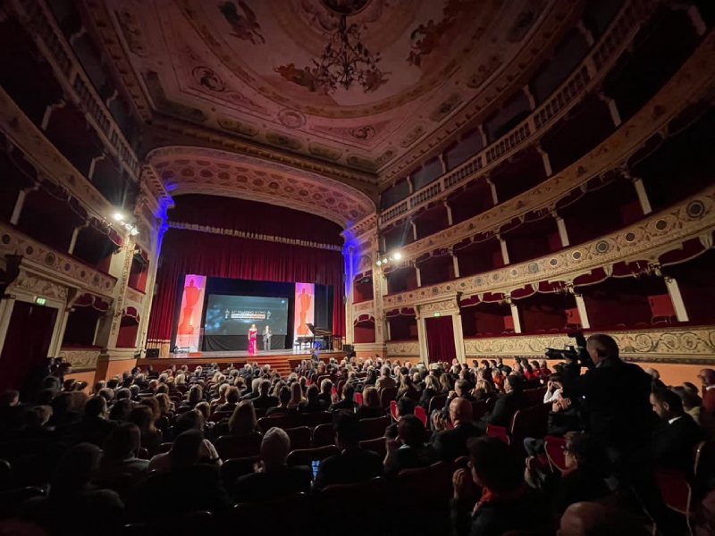 Teatro Pirandello foi palco do festival em que o filme "Gaming Queens" foi premiado