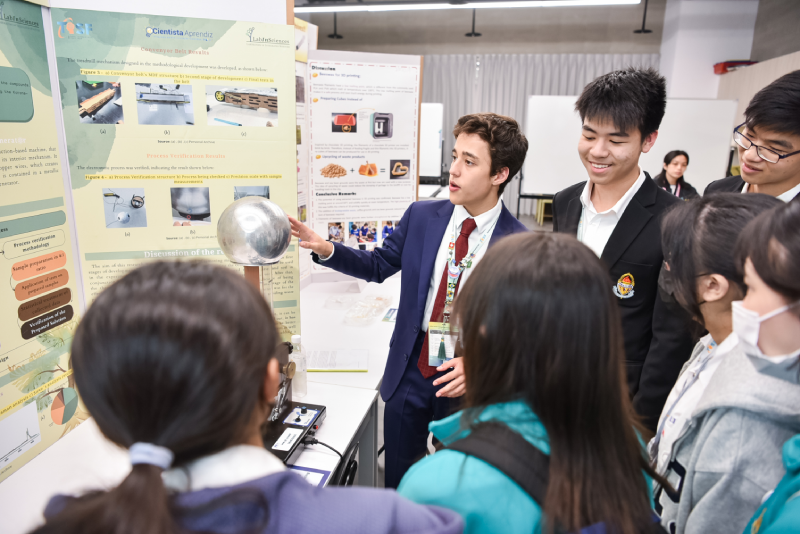 Dantiano João Miguel Sastre apresenta trabalho na Taiwan International Science Fair