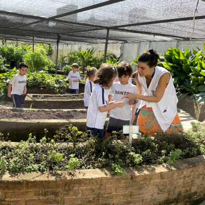 Telhado Verde é palco de atividade sobre educação ambiental no Dante